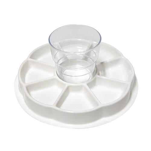 [TPC12049] TAVOLOZZA SOLE DIAM.CM.20 CON BICCHIERE (min.ord.6 o multipli)