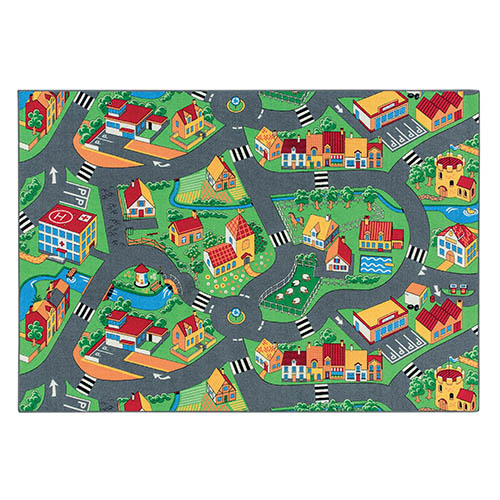 [TPC12053] TAPPETO GIOCO CM.140X200 - VILLAGGIO