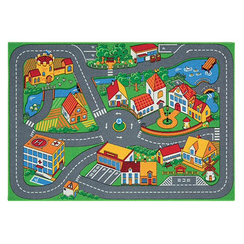 [TPC12054] TAPPETO GIOCO CM.95X133 - CITTA'