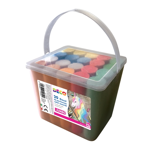 [TPC12059] GESSI DA PAVIMENTO - PZ. 20 COLORI ASS.