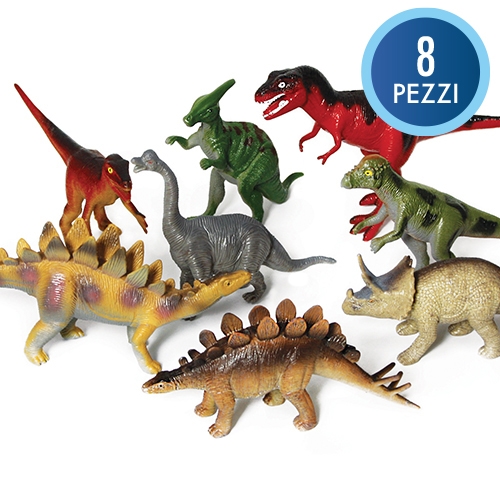 [TPC12078] DINOSAURI - BUSTA 8 PZ.