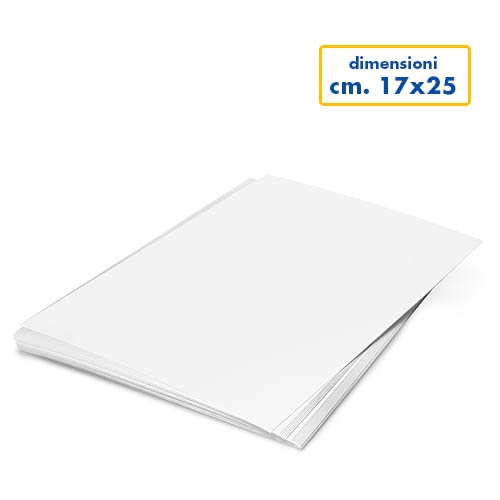 [TPC12097] SCHEDA BIANCA CM.17X25 - PZ. 30