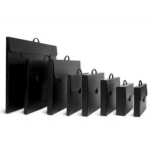[TPC12103] VALIGETTA CM.52X72X3 - BLACK (min.ord.6 o multipli)