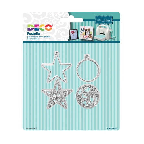 [TPC12128-20] FUSTELLA "LA LITTLE" - STELLE/PALLE NATALE