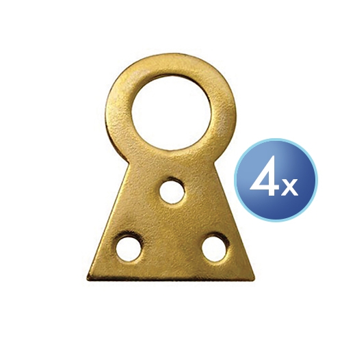 [TPC12244] ATTACCAGLIA FISSA PER QUADRI - BUSTA 4 PZ.