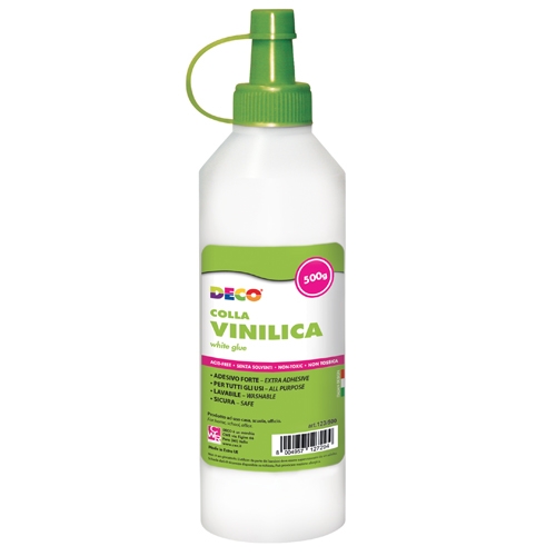 [TPC123-500] COLLA VINILICA - FLACONE GR. 500 (min.ord.6 o multipli)