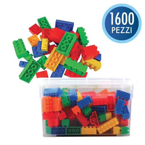 [TPC12334-3] MATTONCINI MICRO COMPATIBILI - BAULETTO 1600 PEZZI