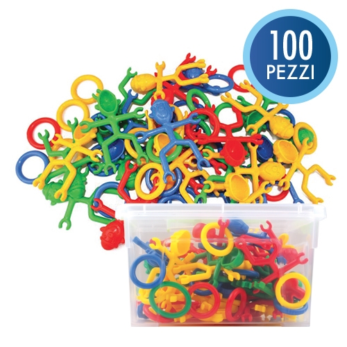 [TPC12346] OMINI ACROBATICI - BAULETTO PEZZI 100