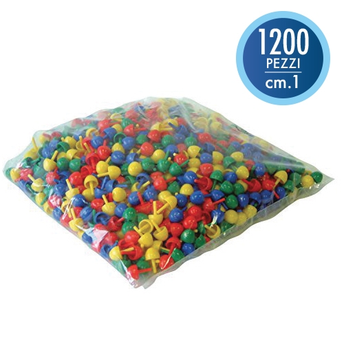[TPC12348-1] CHIODINI PICCOLI MM.10 - BUSTA GR.500 - +/- 1200 PZ