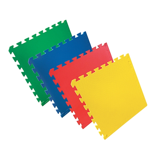 [TPC12442-4] MATTONELLE EVA CM.100X100X1,5 SET PZ. 4 COLORI ASSORTITI