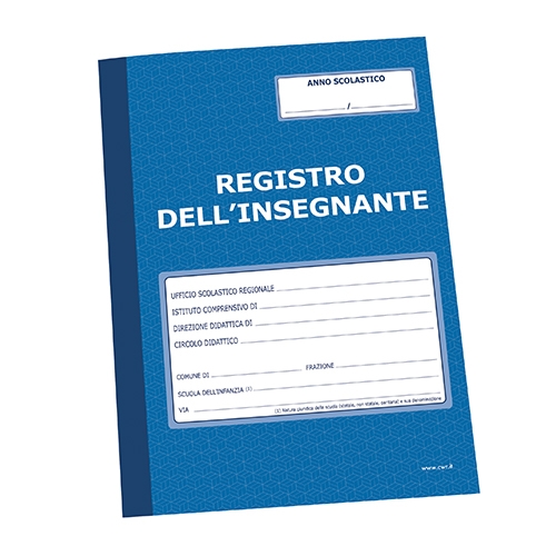 [TPC12510] REGISTRO BLU SCUOLA INFANZIA