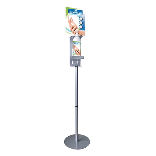 [TPC12520] PIANTANA DISPENSER IGIENIZZANTE CM. 140H