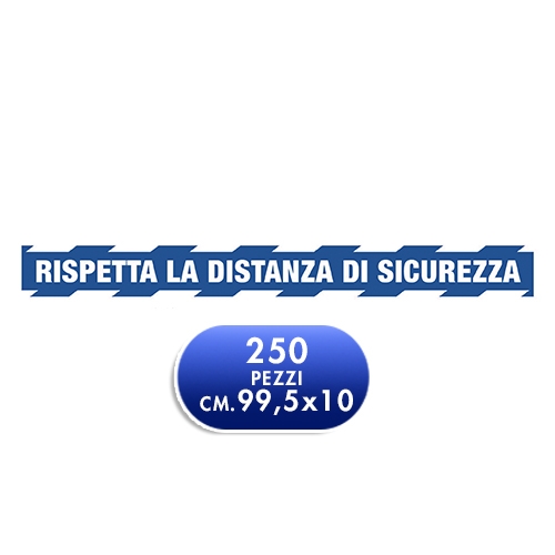 [TPC12544] STRISCIA CM. 100X10 - RBLU GENTILE