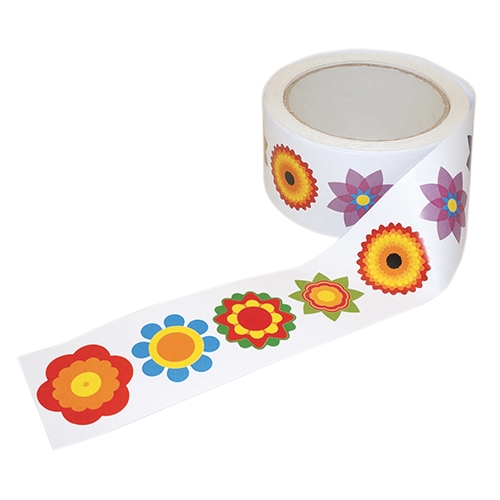 [TPC12603-3] ADESIVI - ROTOLO PZ. 450 - FIORI E MANDALA MM. 48