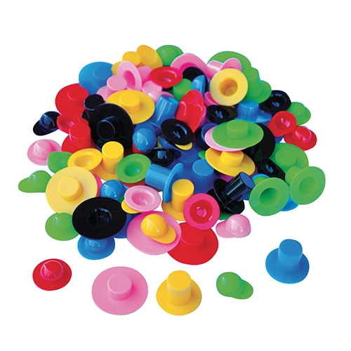 [TPC12608] CAPPELLINI COLORI ASSORTITI - SET PZ. 96