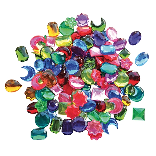 [TPC12620] GEMME KRISTALL - SET PZ. 250 - COLORI E FORME ASS.
