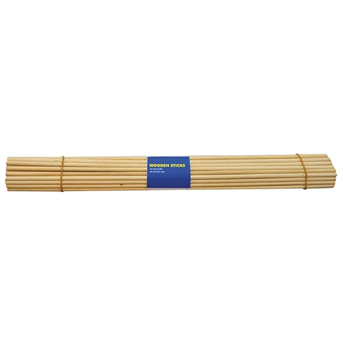[TPC12636] BASTONCINI LEGNO MM. 400X4 - SET PZ. 50