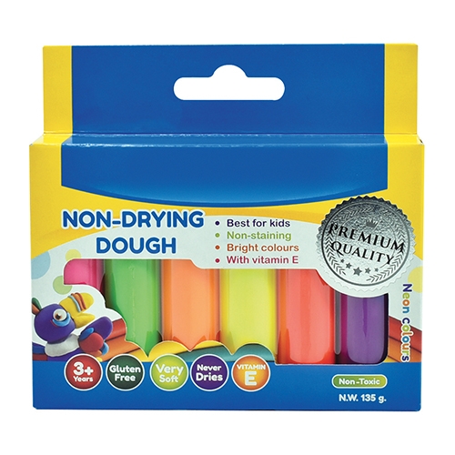 [TPC12711-A6] PLASTILINA "SEMPRE MORBIDA" SET 6 STICK COLORI ASSORTITI (135 GR) (min.ord.6 o multipli)