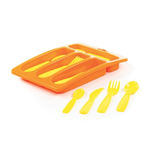 [TPC12833] STOVIGLIE - PORTAPOSATE + 16 POSATE