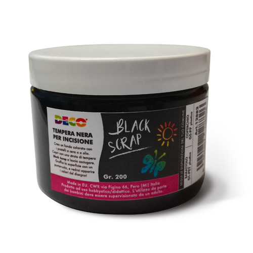 [TPC12882] BLACK SCRAP – TEMPERA PER INCISIONE GR. 200
