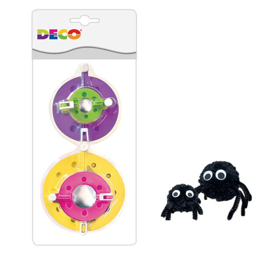 [TPC12916] CREA POMPONS - SET 4 TELAI