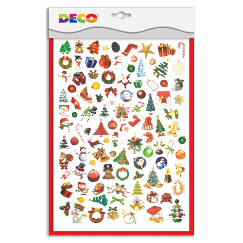 [TPC12925] STICKERS NATALIZI - SET PZ. 1000