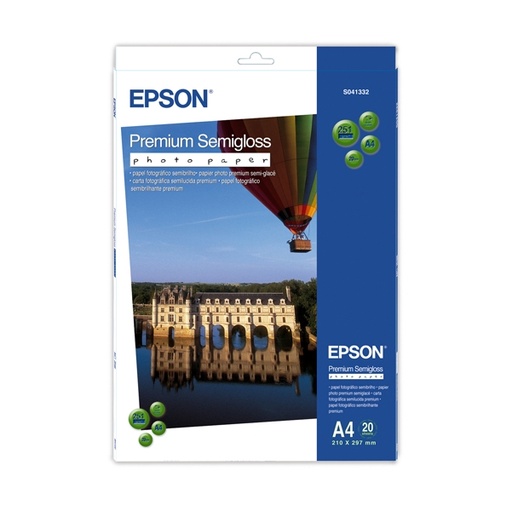 [DEPSS041332] CARTA FOTOGRAFICA SEMILUCIDA PREMIUM 20fg 251gr 210x297mm EPSON