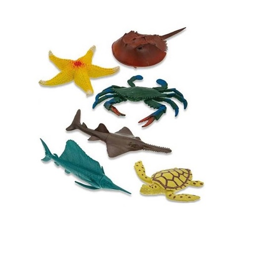 [TPC13338] ANIMALI MARINI - BUSTA 6 PEZZI