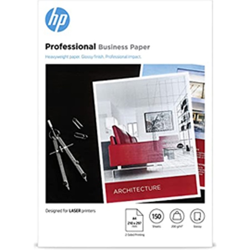 [DHP7MV83A] Confezione da 100 fogli A4 carta fotografica lucida professionale per laser