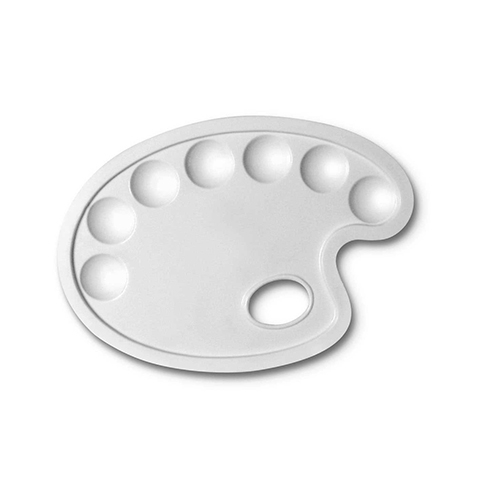 [TPC184] TAVOLOZZA PLASTICA CM. 24x17 - OVALE (min.ord.10 o multipli)
