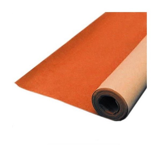 [TPC2110-10] CARTA VELLUTATA ROTOLO MT. 5 - H CM. 70 - ARANCIO (min.ord.10 o multipli)