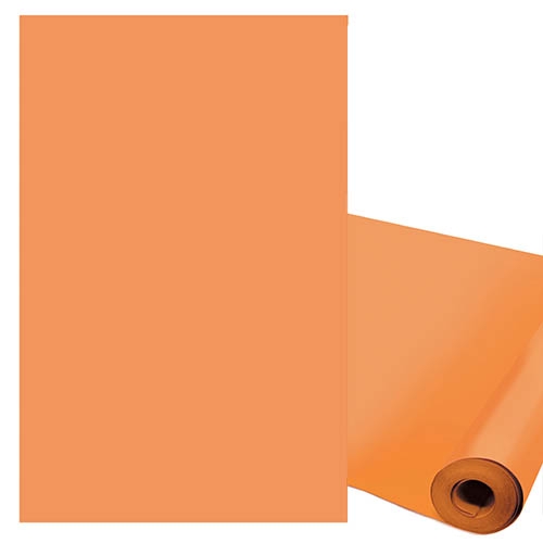 [TPC2115-10] CARTA VELLUTATA ADESIVA ROTOLO MT.2X50CM. H - ARANCIO