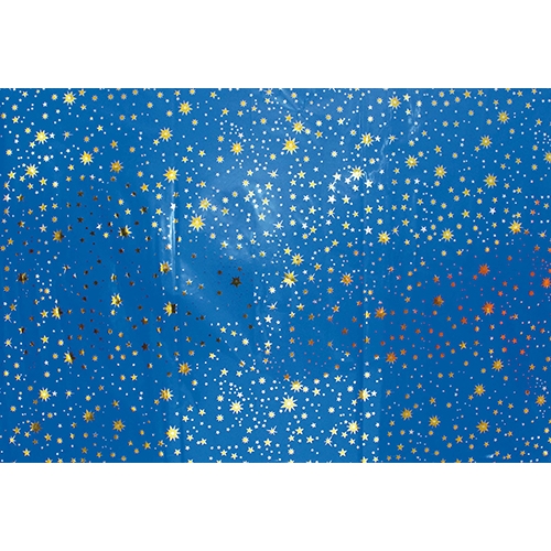 [TPC2149] CIELO METALLIZZATO SENZA COMETA - ROTOLO CM. 70X100 (min.ord.25 o multipli)