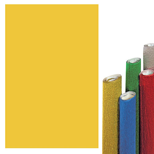 [TPC2196-1] CRESPA ALLUMINIO - ROTOLO CM. 150x50 - ORO (min.ord.10 o multipli)