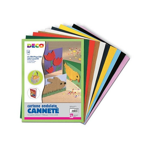[TPC2206-18] CANNETE' - BUSTA 10 FOGLI CM.50X70 - BORDEAUX