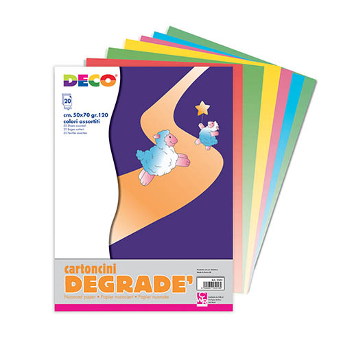 [TPC2242] DEGRADE' - ALBUM 20 FOGLI CM. 50X70 - COL. ASS.