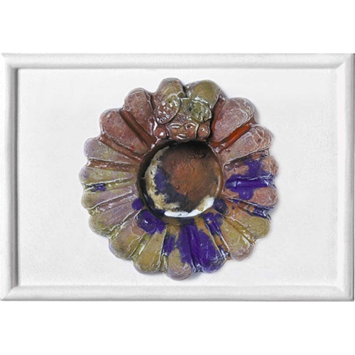 [TPC278-22] FORMA RILIEVO CM. 13x19 - FIORE/PORTACENERE