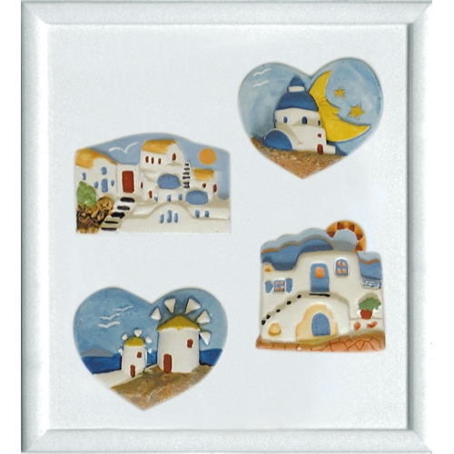 [TPC2780-21] FORMA RILIEVO CM. 21x23 - VILLAGGIO GRECO