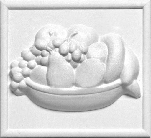 [TPC2780-7] FORMA RILIEVO CM. 21x23 - CESTO FRUTTA