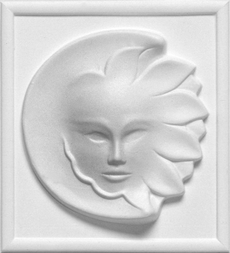 [TPC2782-1] FORMA RILIEVO CM. 29x38 - LUNA / SOLE