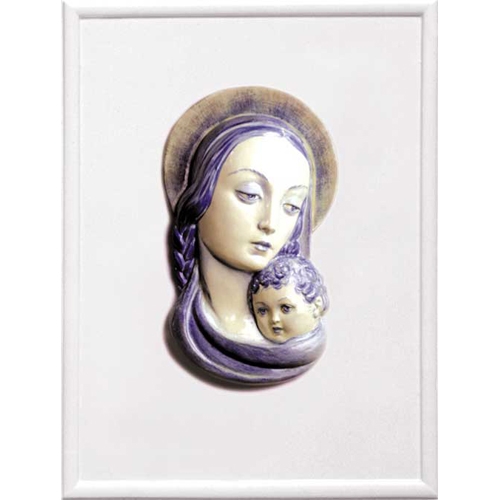 [TPC2782-10] FORMA RILIEVO CM. 29x38 - MADONNA CON BAMBINO 2