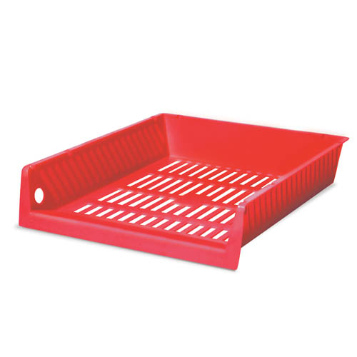 [TPC2S-2] PORTACORRISPONDENZA SOVRAPP. A INCASTRO - ROSSO (min.ord.20 o multipli)