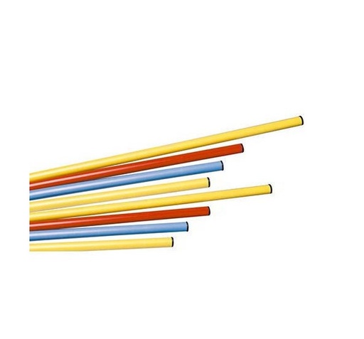 [TPC3005X4] BASTONE DIDATTICO  ANTIURTO CM. 50 - COL. ASS. - CONF.4 PZ.