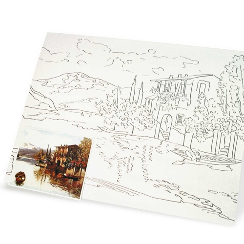 [TPC350] CARTONE PREDISEGNATO CM. 30x40 - SOGGETTI ASSORTITI (min.ord.3 o multipli)