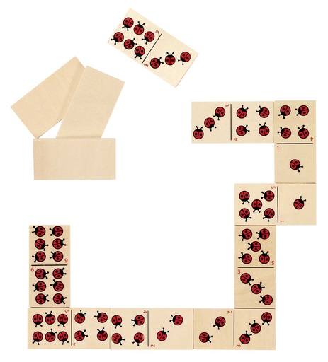 [TPC56716] DOMINO COCCINELLA (28 PZ.)
