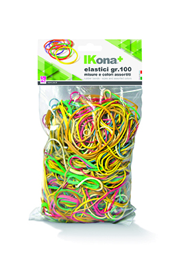 [TPC61-100] ELASTICI IKONA+ - BUSTA GR.100 (min.ord.20 o multipli)
