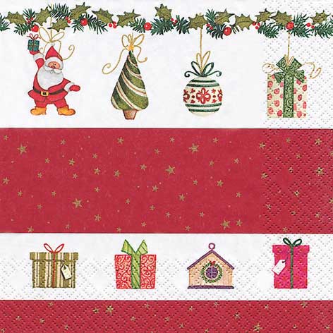[TPC610618] TOVAGLIOLI CM.33X33 - CONF.20 PZ. - SOGGETTI NATALIZI