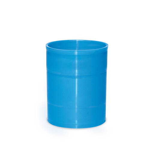 [TPC70-BL] BARATTOLO PORTAMATITE BLU (min.ord.6 o multipli)