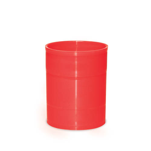 [TPC70-RO] BARATTOLO PORTAMATITE ROSSO (min.ord.6 o multipli)