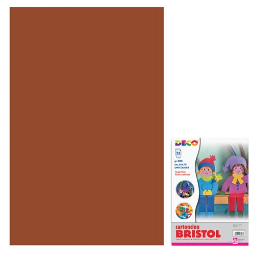[TPC717-1-03] CARTONCINO BRISTOL CM.50X70 - NOCCIOLA (min.ord.25 o multipli)